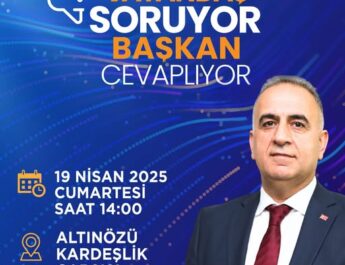 Vatandaş soracak, Başkan Sarı yanıtlayacak