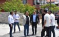 Başkan Sarı, ilçe merkezindeki yollar için sahada
