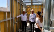 Başkan Sarı köy evleri proje çalışmalarını yerinde inceledi