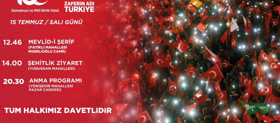 15 Temmuz’da Altınözü’nde demokrasi ruhu yeniden canlanacak