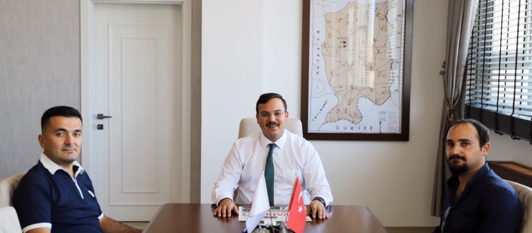 Kaymakam Şahin, haber ekibimizi ağırladı