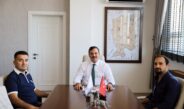 Kaymakam Şahin, haber ekibimizi ağırladı