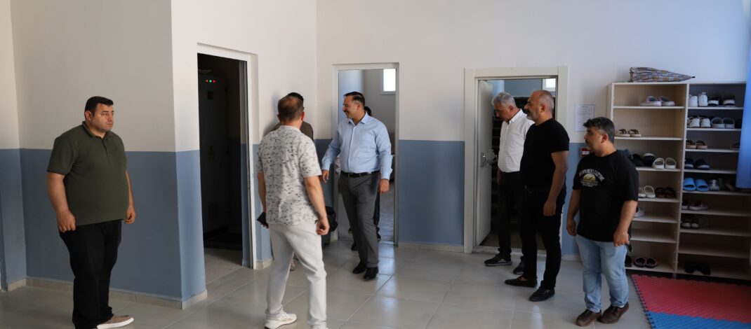Kaymakam Şahin’den Altınözü Fen Lisesi Kız Pansiyonu’nda inceleme