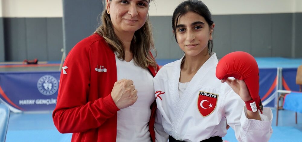 Hakem annenin karateci kızı uluslararası başarı peşinde