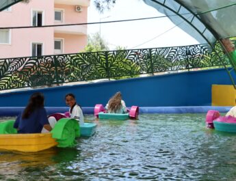 Öğrenciler, Macera Parkı’nda gönüllerince eğlendi