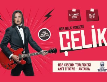 Sevilen şarkıcı Çelik, 5 Temmuz’da Antakya’da konser verecek