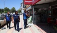 HBB zabıtasından kaldırım işgallerine denetim